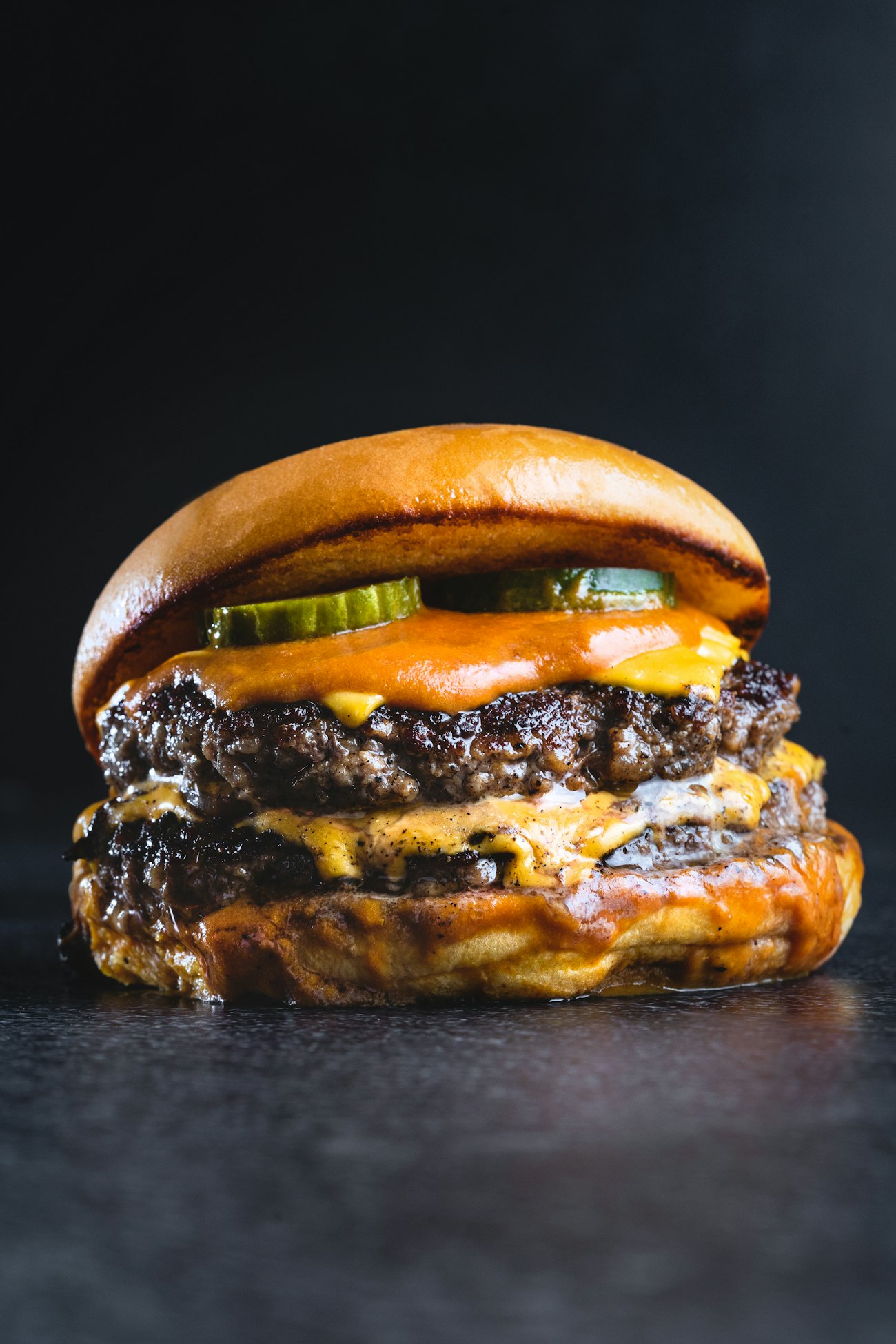 Hamburguesas de cerdo ahumadas