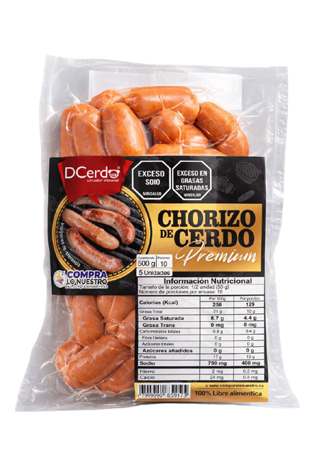 Chorizo ahumado tipo coctel